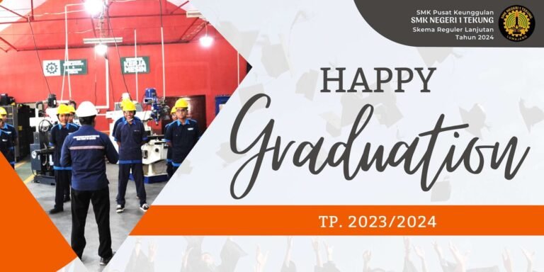 white and orange minimalist graduation banner